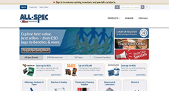 Desktop Screenshot of all-spec.com